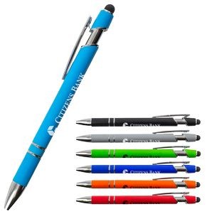 Script Plastic Barrel Stylus Pen