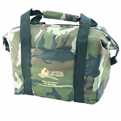 Collapsible Camouflage 12 Pack Cooler