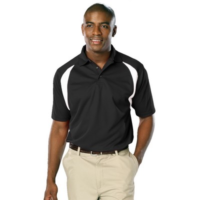 Men's Raglan Sleeve Polo Shirt