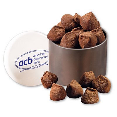 Cocoa Dusted Truffles in Designer Tin