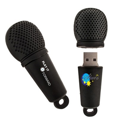 4GB PVC Microphone USB Drive