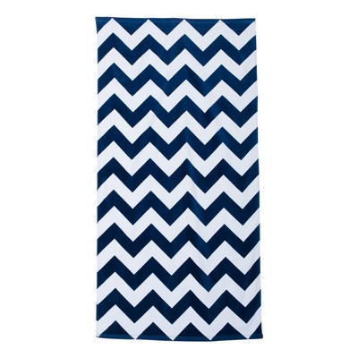 Carmel Towel Company Chevron Velour Beach Towel