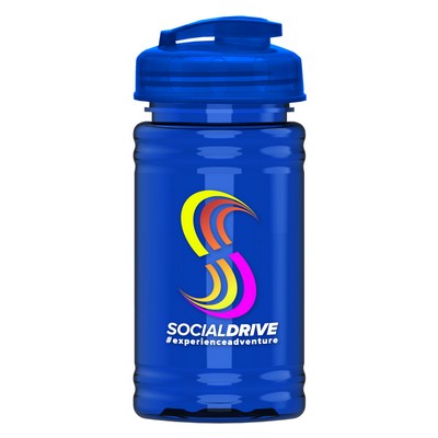 Upcycle - Mini 16 Oz. Rpet Sports Bottle w/Usa Flip Lid - Digital