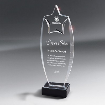 Acrylic Rising Star Award, Large