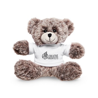 Prime Line 7" Soft Plush Bear With T-Shirt