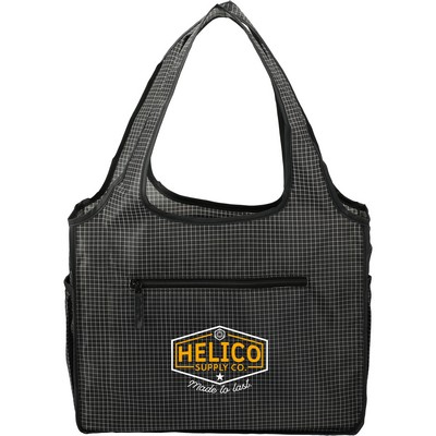 Grid Bungalow Tote