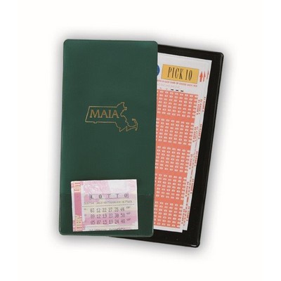 Lottery Ticket/Insurance Card Holder with Business Card Holder