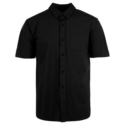 Burnside Men's Woven Short-Sleeve Shirt