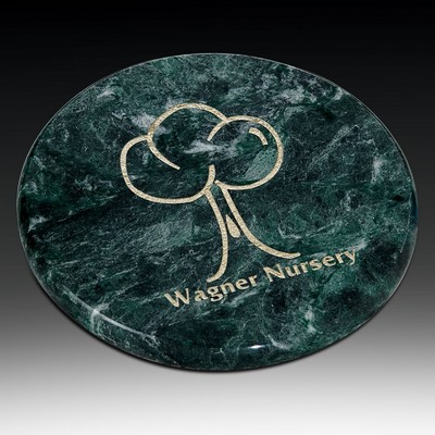 4" Dia Heritage Marble Coaster