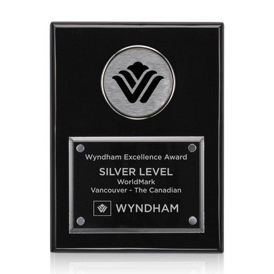 Jansenn Plaque - Black/Chrome 8"x10"