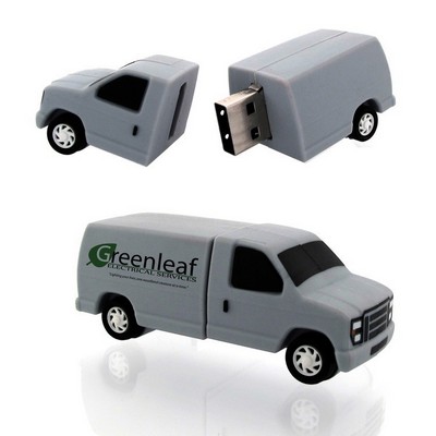 4GB PVC Delivery Van USB Drive