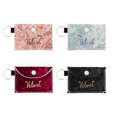 Bend & Snap Velvet Neoprene Card Wallet