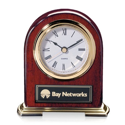 Birmingham Clock - Rosewood/Gold