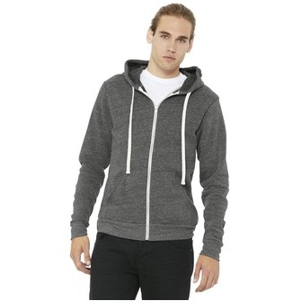 Bella+Canvas® Unisex Tri-Blend Sponge Fleece Full-Zip Hoodie