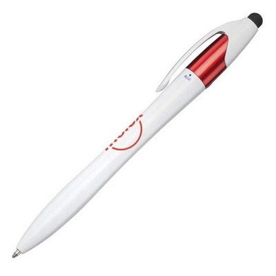 Triplet 3 Color Pen/Stylus - Red