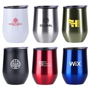 12 Oz. Stainless Steel Wine Mug