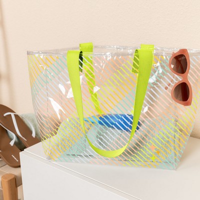 Medium Clear Vinyl All Day Tote