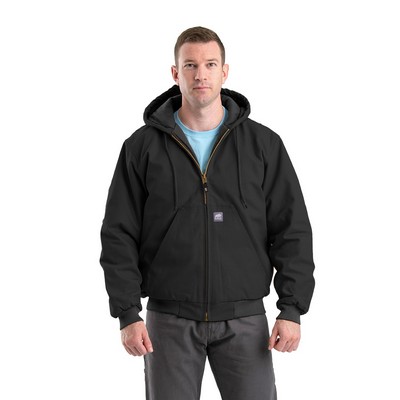 Berne Apparel Men's Tall Highland Washed Cotton Duck Hooded Jacket