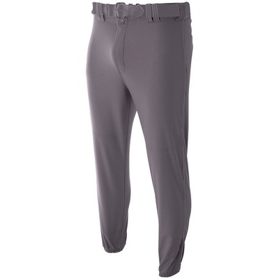 A-4 Pro Style Elastic Bottom Baseball Pant