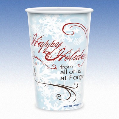 22 oz-Reusable White Plastic Cups