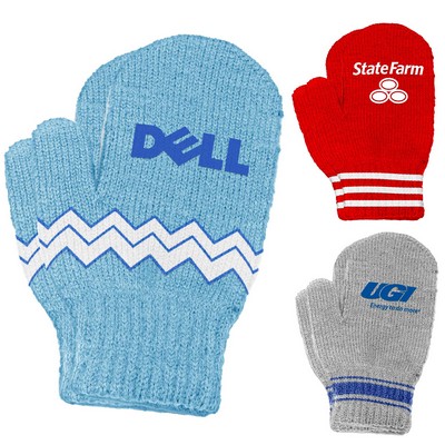 Jacquard Custom Color Mittens (10-12 Weeks Ocean)