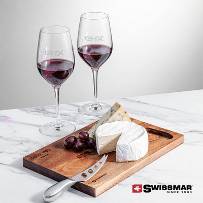 Swissmar® Acacia Board & 2 Lethbridge Wine