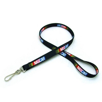 3/8" Digitally Sublimated Lanyard w/ J Hook