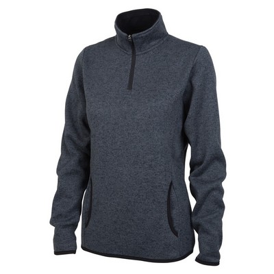 Women's Heathered Fleece Pullover Shirt