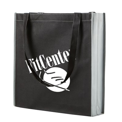 Two-Tone Non-Woven Convention Tote Bag