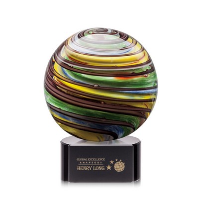 Lunar Award on Black Base - 3½" High