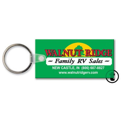 Rectangle Key Tag (Spot Color)