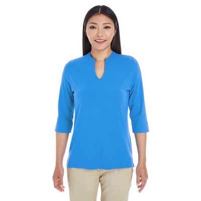 Devon and Jones Ladies' Perfect Fit™ Tailored Open Neckline Top