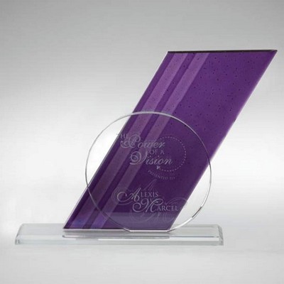 Tangent Award - Purple/Starfire 10"