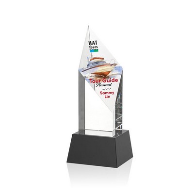 VividPrint™ Award on Base - Vertex/Black 9"