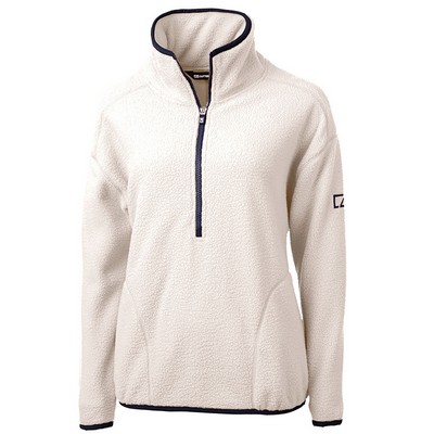 Cutter and Buck Ladies Cascade Sherpa Fleece Pullover