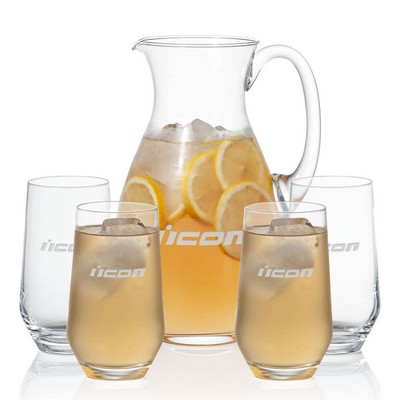 Charleston Pitcher & 4 Bexley Beverage