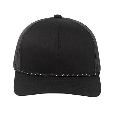 Pacific Headwear Trucker Snapback Braid Cap