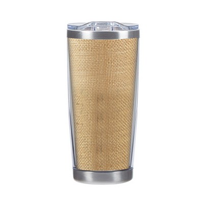 20 oz acrylic Luna tumbler stainless liner and burlap insert