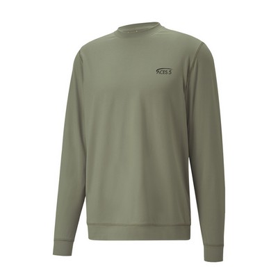 Puma® Golf Men's CLOUDSPUN GRYLBL Crewneck