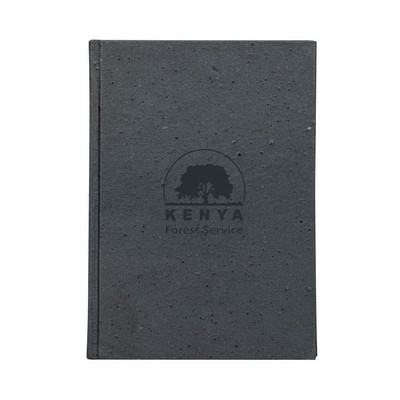 Tree Free Hardcover Notebook w/Belly Band - Black