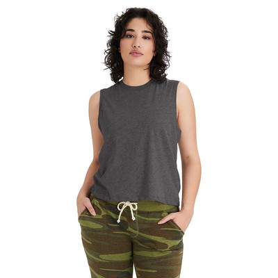 Alternative Ladies' Go-To CVC Cropped Muscle T-Shirt