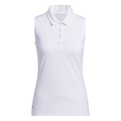 Adidas Ladies Ultimate365 Solid Sleeveless Polo