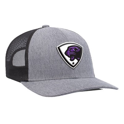 Melange Heather Low Profile Trucker Cap