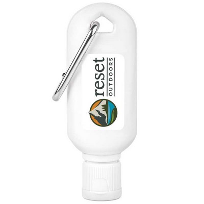 1 Oz. 30 SPF Carabiner Sunscreen (Factory Direct - 10-12 Weeks Ocean)