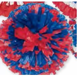 3 Mixed Color Vinyl Show 6" Pom Poms