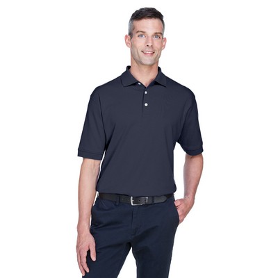 Devon and Jones Men's Solid Perfect Pima Interlock Polo