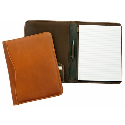 Salt River Canyon Leather Padfolio Meeting Folder