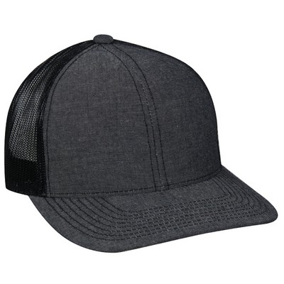 Chambray Cap w/Mesh Back