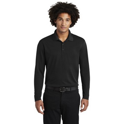 Sport-Tek® PosiCharge® RacerMesh® Long Sleeve Polo