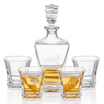 Bentley Decanter & 4 On-the-Rocks